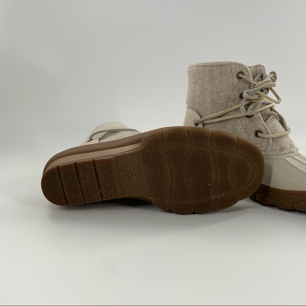 Sperry Duck Boots For J Crew In Cream - image 4